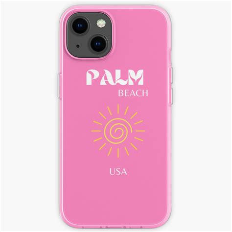 Girl Phone Cases Pink Iphone Cases Preppy Iphone Case Beach Girl Palm Beach Fingerprint