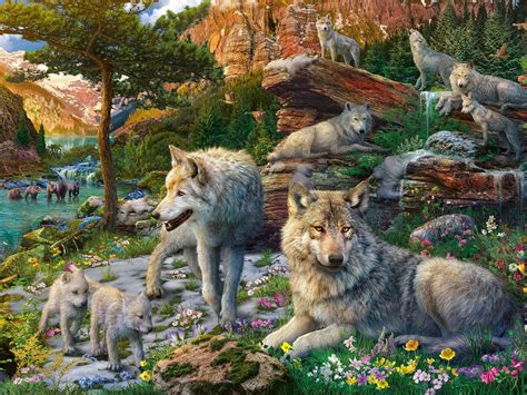 Ravensburger Wolf Wilderness 1500 Piece Jigsaw Puzzle For Adults