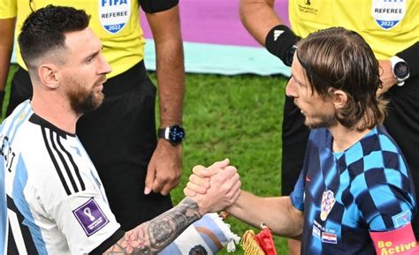 Luka Modric A Messi Le Deseo Toda La Suerte Del Mundo Para La Final