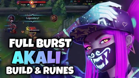 Wild Rift Akali Full Burst One Shot Build Wild Rift Akali Build