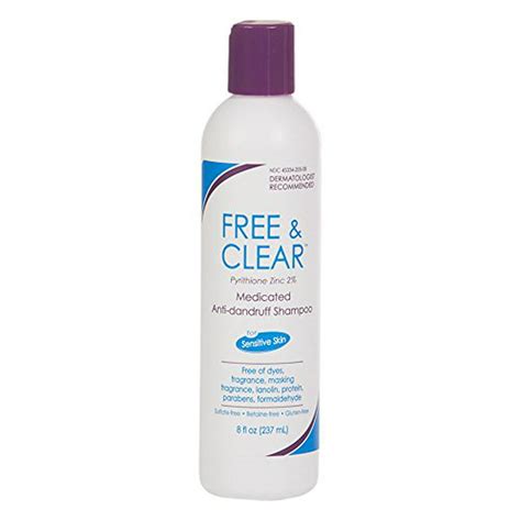 Vanicream Free And Clear Medicated Anti Dandruff Shampoo 8oz Each