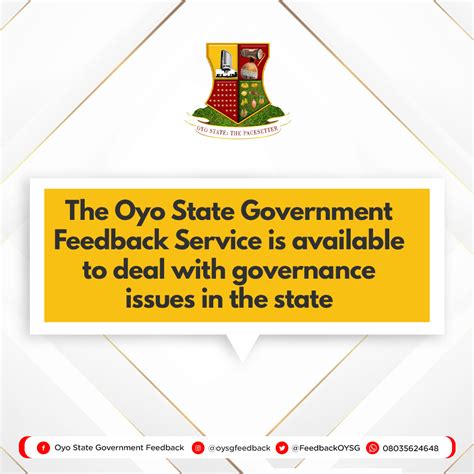 Oyo State Government Feedback On Twitter Do You Have A Question