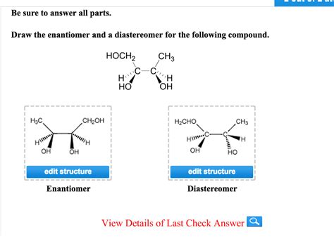 Draw Enantiomers For The Following Compound Using Perspective Formulas At Drawing