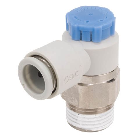 Smc Elbow Fitting Screw Speed Control Valve Dgn As F S