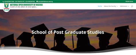 Noun Postgraduate Admission Form Requirements And How To Apply 2025