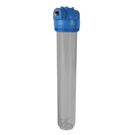 Water Filter Housing Clear Bowl 20 X 2 12 34 Connection From Iwe Ltd