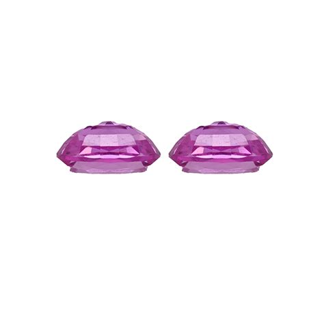 Buy African Pink Sapphire Oval Shape 7x5mm Matching Pair Approximately