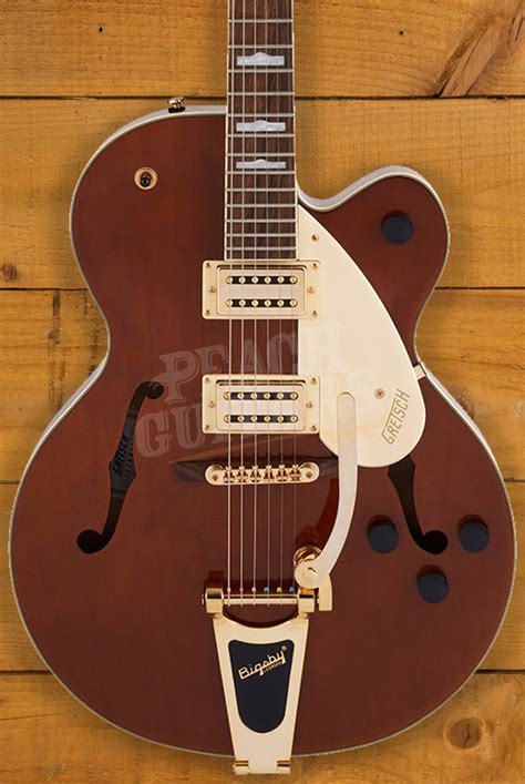 Gretsch G2410TG Streamliner Hollow Body Bigsby Single Barrel Peach