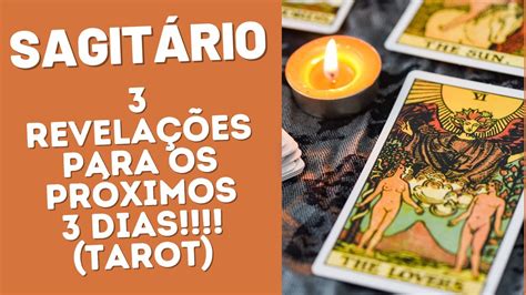 Sagit Rio Revela Es Para Os Pr Ximos Dias Tarot Youtube