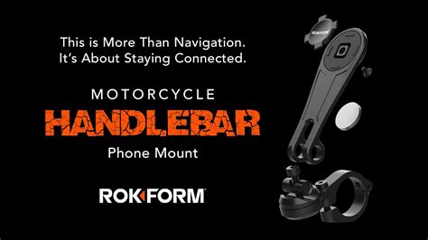 Rokform Motorcycle Handlebar Phone Mount Built To Last Youtube