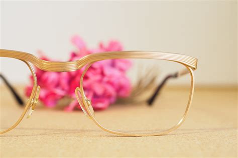 Vintage Eyeglasses 1960s Gold Tone Made in France New Old - Etsy