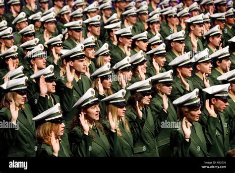 Swearing In Ceremony Of Policemen And Policewomen To The Nrw