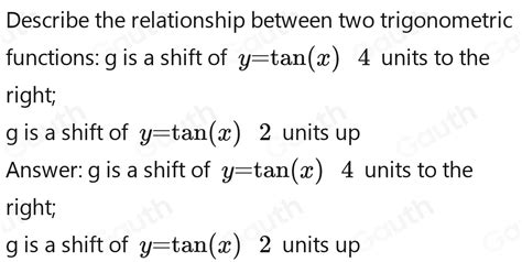 Solved Select The Correct Answer Function Gis A Transformation Of The