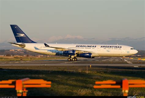 Lv Zpo Aerolineas Argentinas Airbus A At Rome Fiumicino