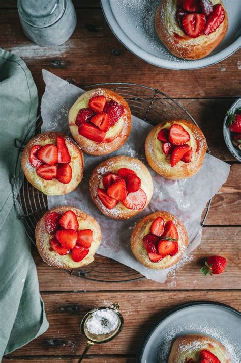 Erdbeer Pudding Teilchen Mit Mascarpone Creme Artofit