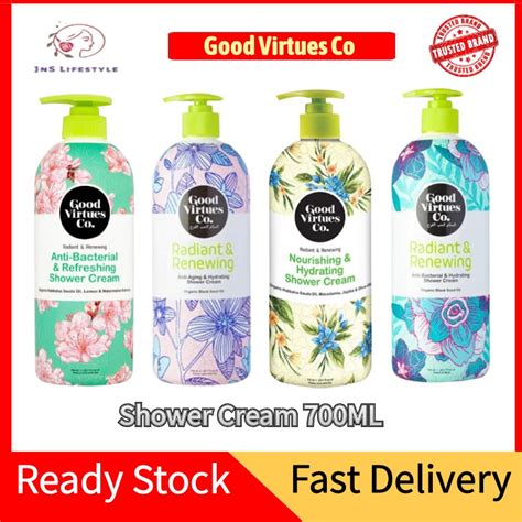 Good Virtues Co Shower Cream Body Bath 700ml Shopee Malaysia