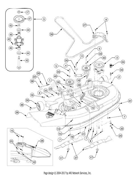 Cub Cadet Mower Deck Schematic