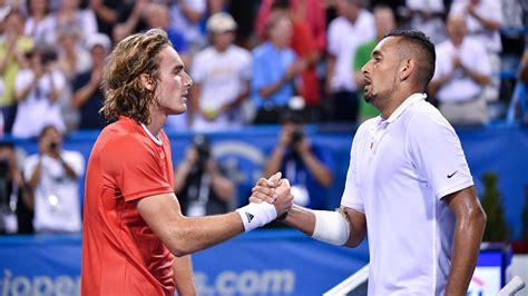 Stefanos Tsitsipas Nick Kyrgios Has Enormous Talent