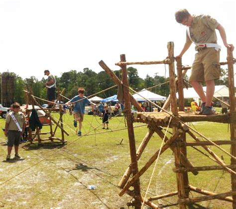 Boy Scout Lashing Project Scout Pioneering