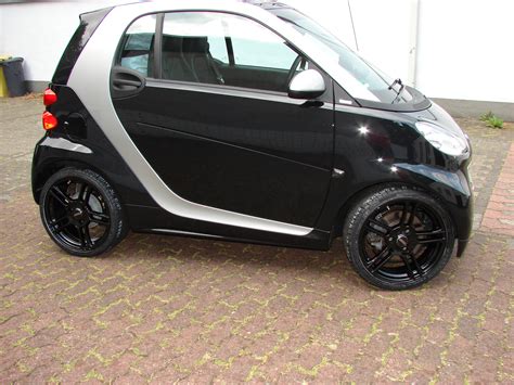 Alufelgen Felgensatz Smart Fortwo 451 DBV Mauritius 17 Zoll Schwarz