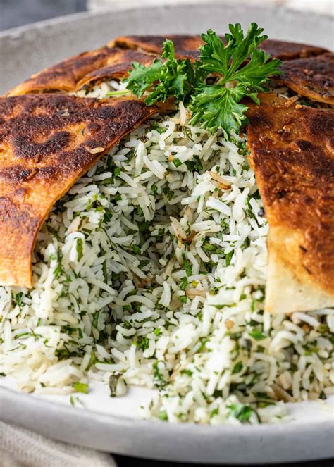 Sabzi Polo Recipe Persian Rice Tahdig Silk Road Recipes