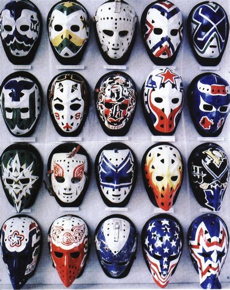 Vintage Goalie Masks 8x10 Photo Hockey Picture Nhl Ebay