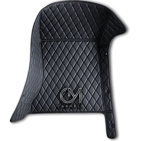 Black Luxury Custom Car Floor Mats - Carmelo Car Mats