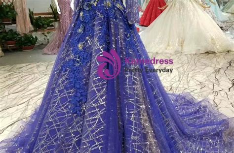 Baju Pengantin Warna Royal Blue Gaun Pengantin Wanita Dewasa Baju