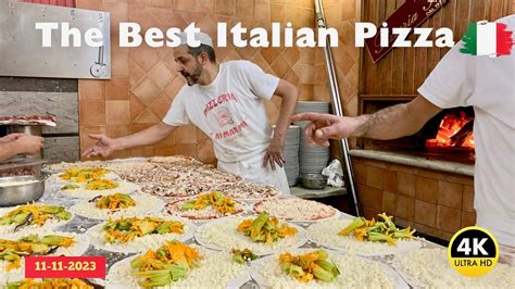 Amazing Pizza In Rome One Of The Oldest Pizzeria In Italy Wood Fired Pizza Rome Italy Nov