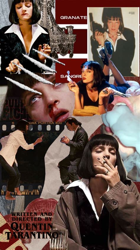 A Ms Mia Wallace Miawallace Pulpfiction Aesthetic Femmefatale