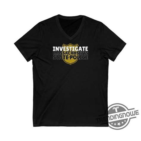 Investigate Massachusetts State Police Shirt - Walmart.com