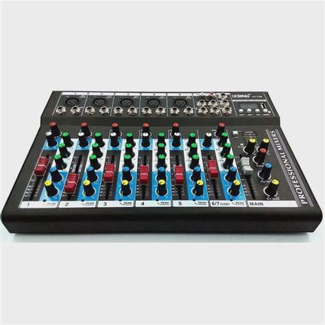 Mesa De Som Canais Mixer Bluetooth Mp Player Digital Usb Lelong Le