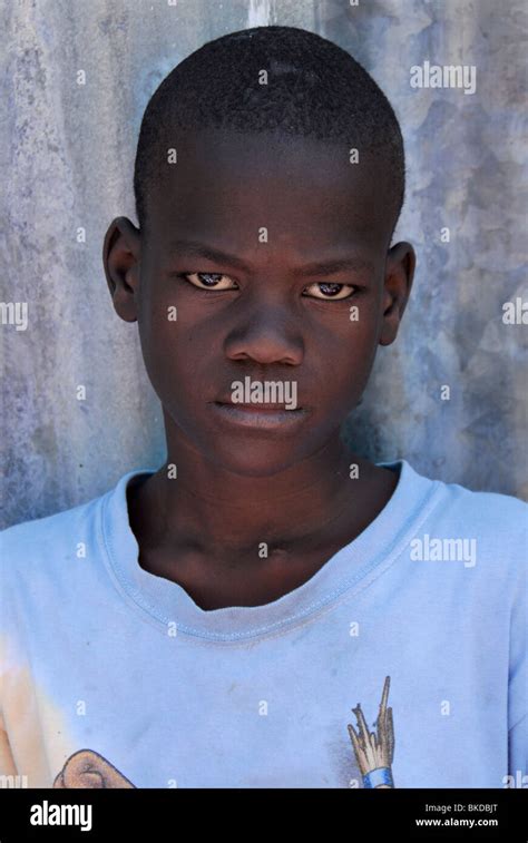 Haitian Orphan Boy Working On Hi Res Stock Photography And Images Alamy