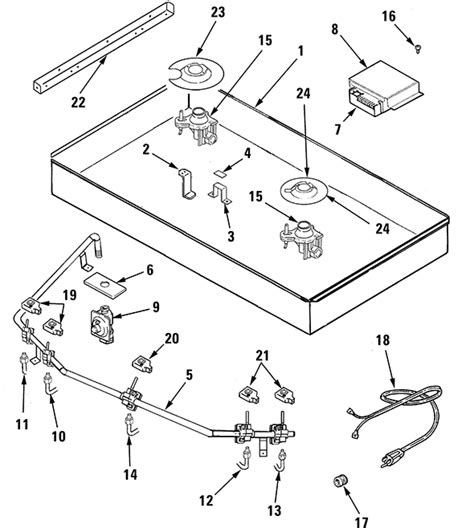 Jenn Air Jgc Bds Cooktop Partswarehouse