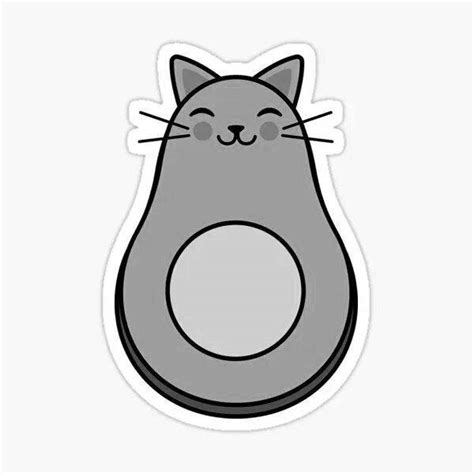 Раскраски Котик авокадо (38 шт.) - скачать или распечатать бесплатно #5795