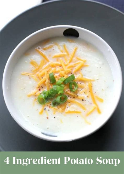 4 Ingredient Potato Soup - I Heart Vegetables