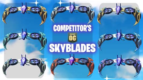 All Competitor S Skyblades Rank Styles How To Unlock Them In Fortnite