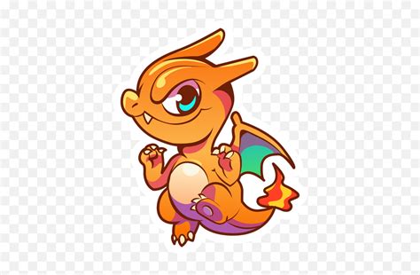 Chibi Charizard Sticker Sticker Mania Charizard Chibi Png Charizard