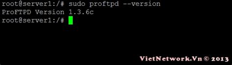 Vietnetwork Vn Unix Linux C Ch C I T Proftpd V I Tls Tr N