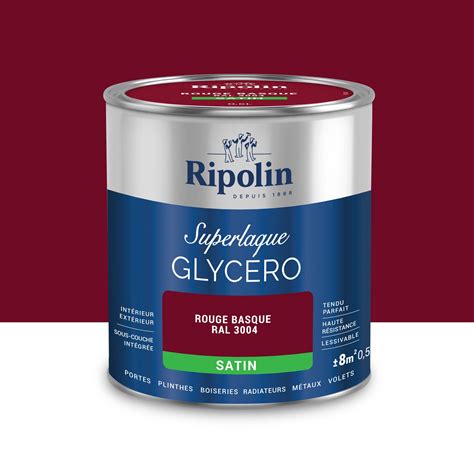 Peinture Int Rieure Et Ext Rieure Multi Supports Glyc Ro Satin Rouge