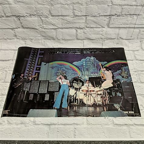 Vintage 1976 The Who Poster Large 35x23" | Reverb