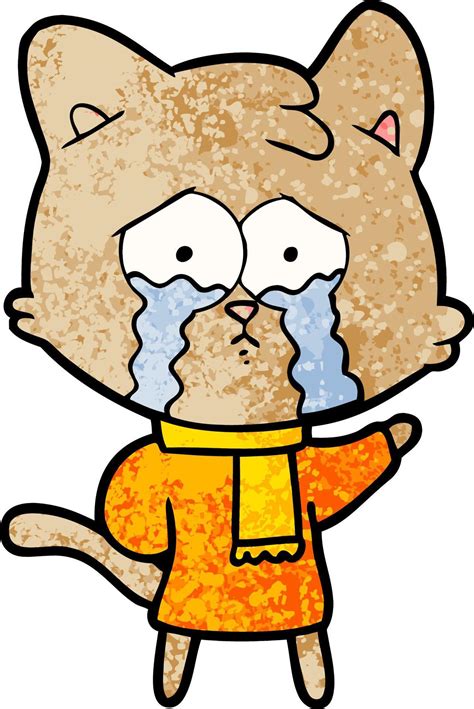 Gato De Dibujos Animados Llorando Canstock The Best Porn Website