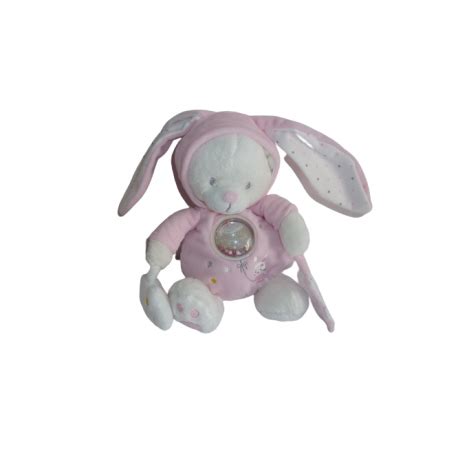 Doudou peluche éveil ours déguisé en lapin Max et Sax Tous les doudous