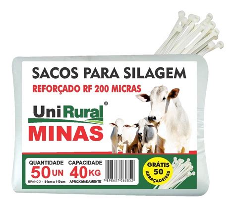 Saco Para Silagem Pacote 50 Unidades 50 Abraçadeiras MercadoLivre