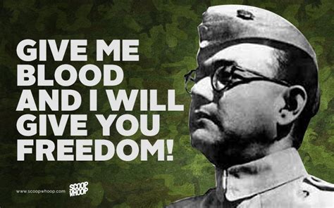 Best Subhash Chandra Bose Slogans That Inspire You By Schoopwhoop