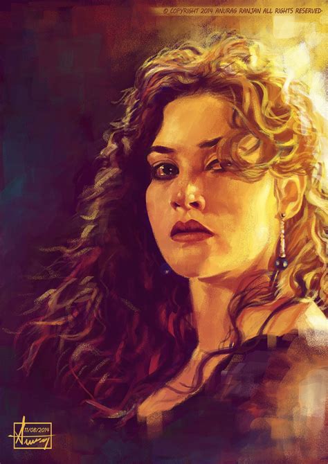 Artstation Rose Dewitt Bukater Rose Anurag Ranjan Titanic Art Titanic Kate Winslet