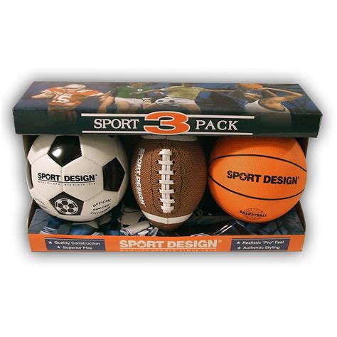 Football Basketball Soccer Ball Set