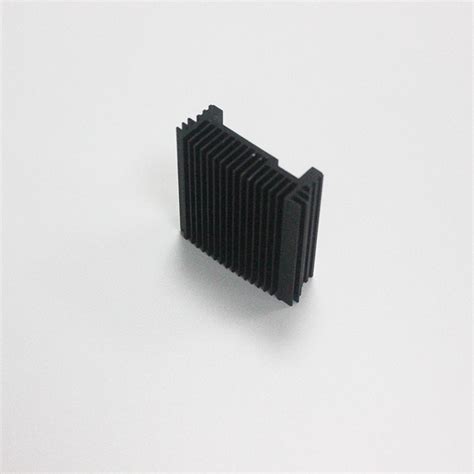 Cnc Black Anodized Aluminum Heat Sink T Profile Extruded Aluminum Heatsinks