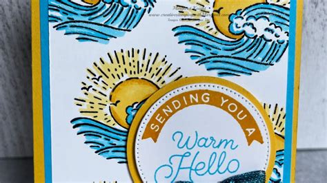 Circle Sayings A Warm Hello Card CreativeStampingwithMargaret YouTube