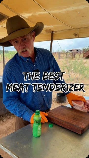 Kent Rollins | Outdoor Cooking on Instagram: "The natural tenderizer is ...